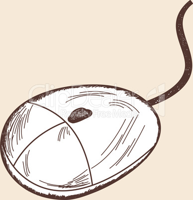 Computer mouse sketch