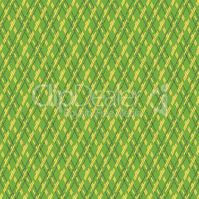 Green and yellow seamless mesh pattern