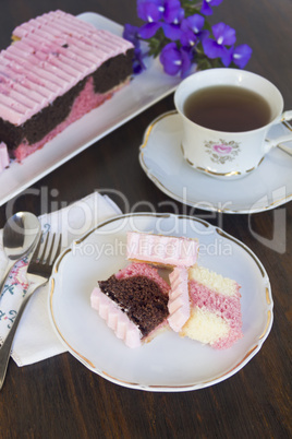 Neapolitan cake