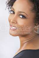 Beautiful Mixed Race African American Girl Woman