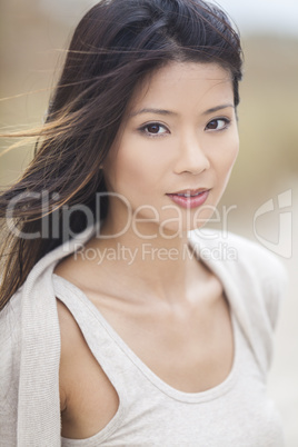 Beautiful Chinese Asian Young Woman Girl