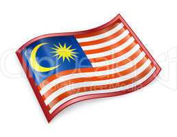 Malaysia Flag Icon.