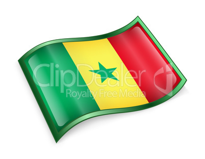 Senegal Flag icon.