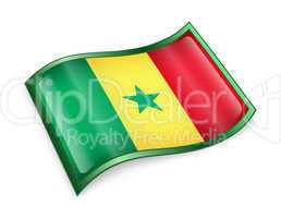 Senegal Flag icon.