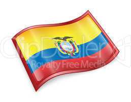 Ecuadorian Flag icon.