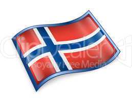 Norwegian Flag icon.