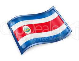 Costa Rica flag icon.
