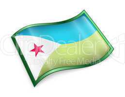 Djibouti Flag icon.