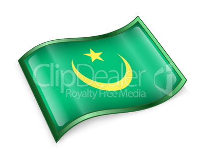 Mauritania Flag icon.