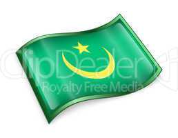 Mauritania Flag icon.