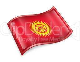Kyrgyzstan Flag icon.