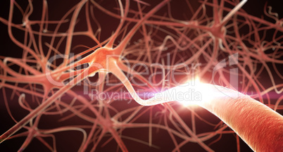 3D render of Neurons Network.