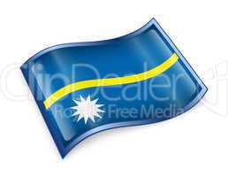 Nauru Flag icon.