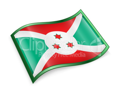 Burundi Flag icon.