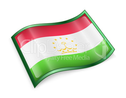 Tajikistan Flag icon.