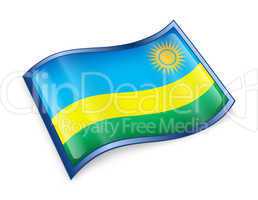 Rwandan flag icon.