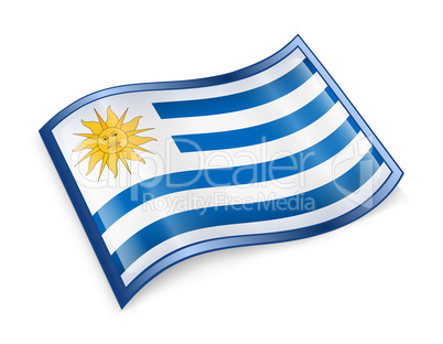 Uruguaian Flag icon.