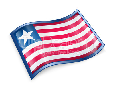 Liberian Flag icon.