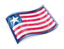 Liberian Flag icon.