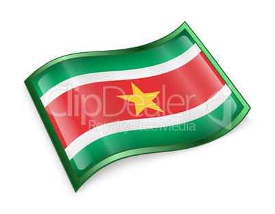 Suriname flag icon.