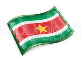 Suriname flag icon.