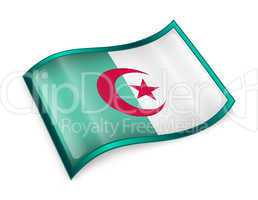 Algeria flag icon.