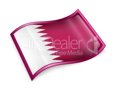 Qatar flag icon.