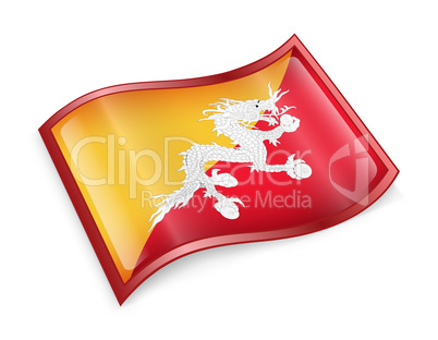 Bhutan flag icon.