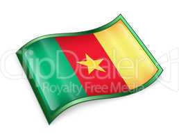 Cameroon flag icon.