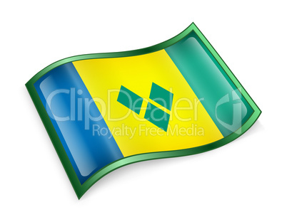 Saint Vincent and the Grenadines flag icon.