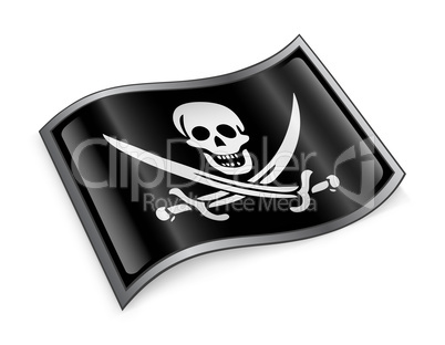pirate flag icon.