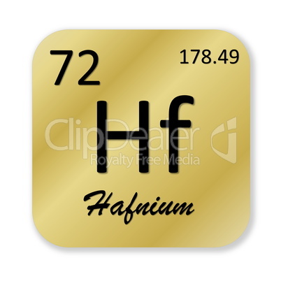 Hafnium element