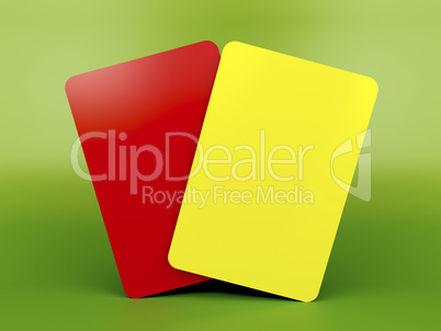 Red and yellow cards