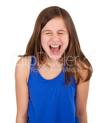 girl screaming