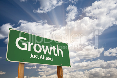 Growth Green Road Sign