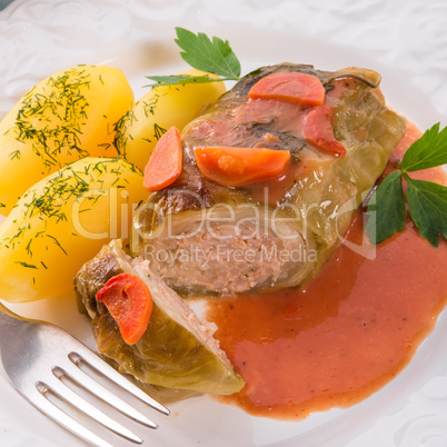 baked cabbage rolls