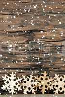 Snowflake Background with Snow