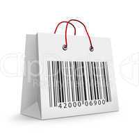 Einkaufstasche mit Barcode