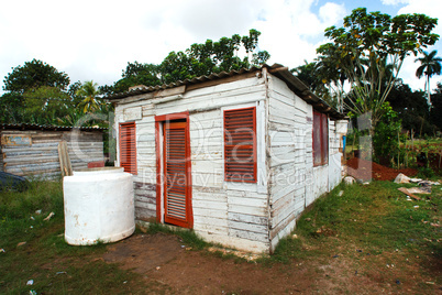 wooden house