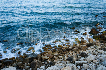 sea coast with rocks sea coast with rocks