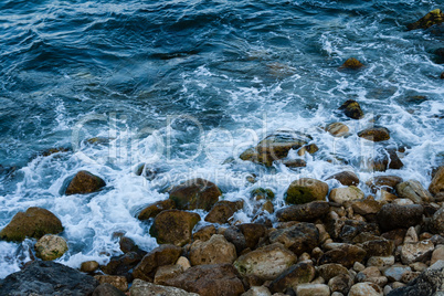 sea coast with rocks sea coast with rocks