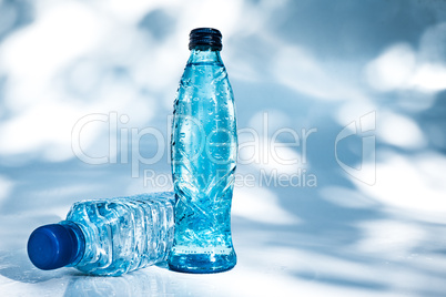 Bottles of water