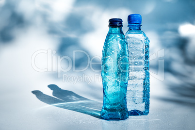 Bottles of water