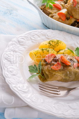 baked cabbage rolls