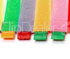 Pack of Colorful Velcro Strips