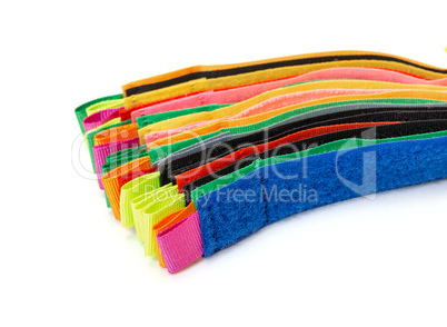 Pack of Colorful Velcro Strips