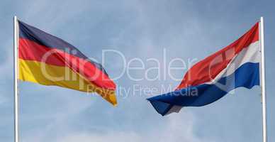 Germany and Netherlands flag