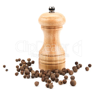 allspice  and a mill for grinding