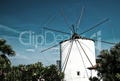 Ancient windmill in Kos