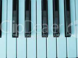 Music keyboard keys